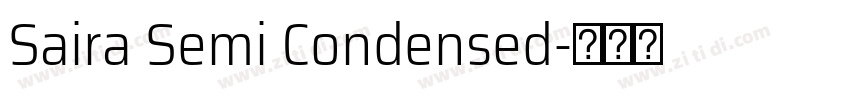 Saira Semi Condensed字体转换